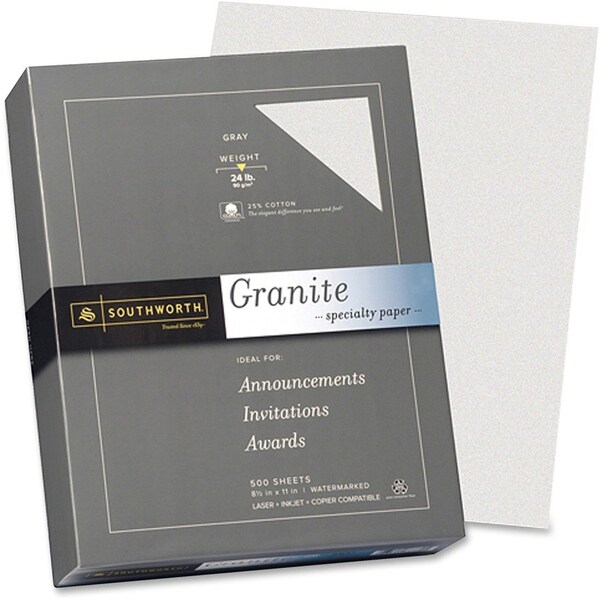 Paper, Granit, 24#500Sh, Gy Pk